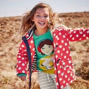 Mini Boden Red Polka Dot Jacket | Size 4-5y |